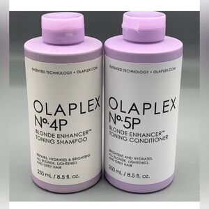 OLAPLEX No.4P and No.5P Blonde Enhancer Duo 250ml each - sealed